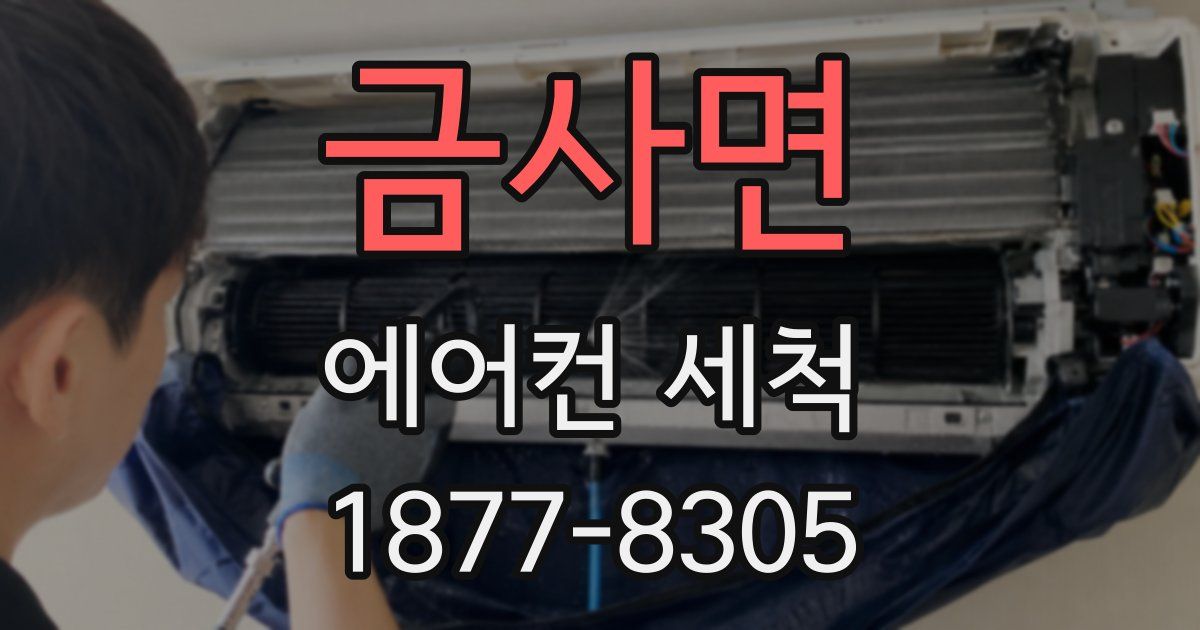 금사면 에어컨 세척