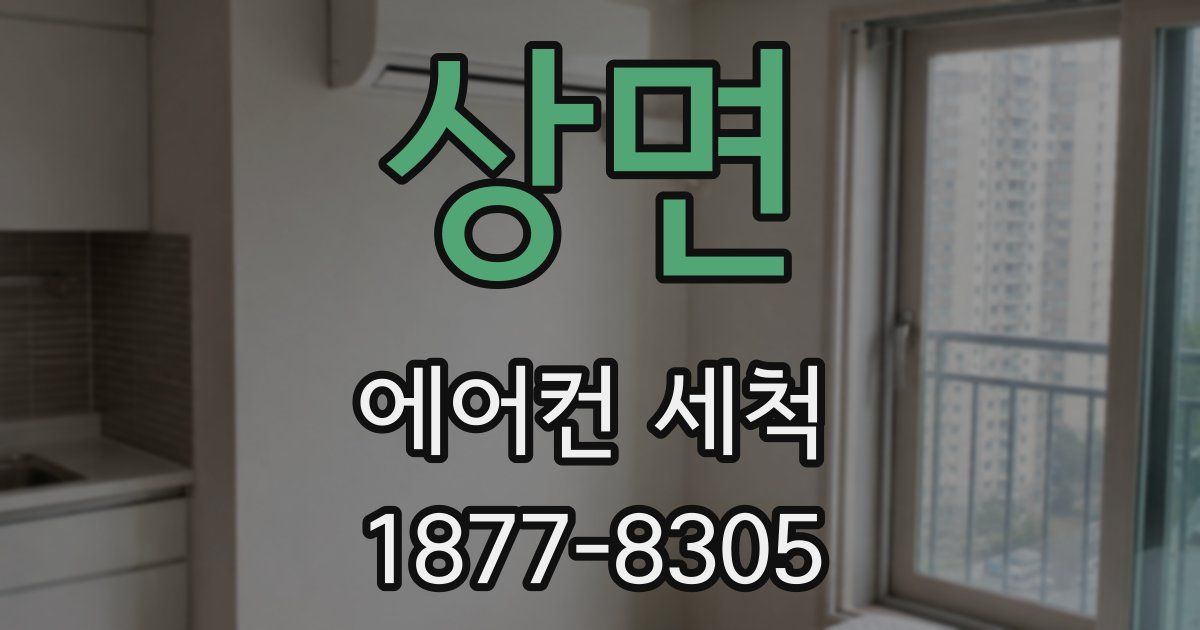 상면 에어컨 세척
