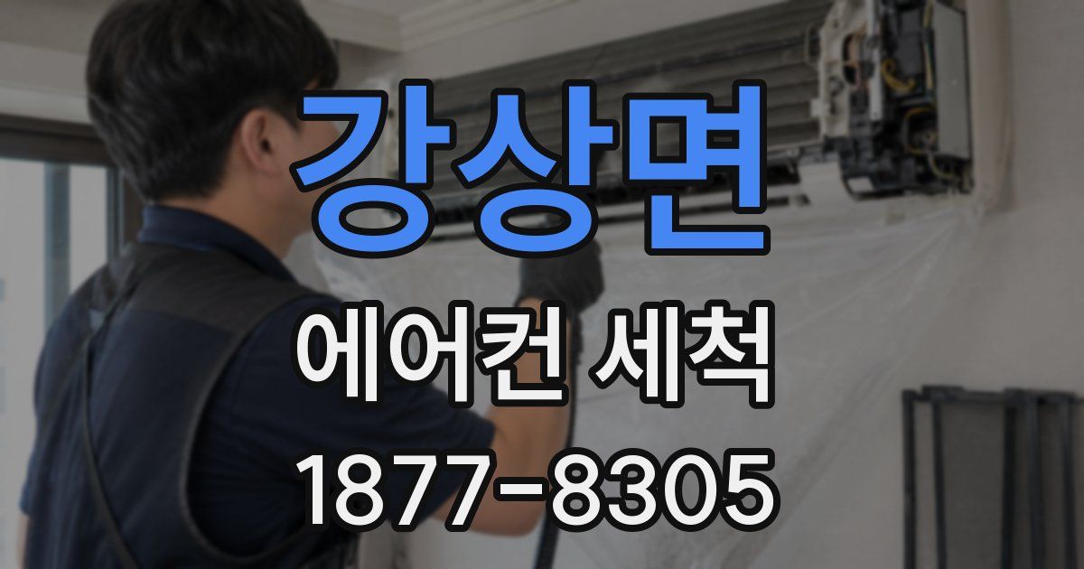 강상면 에어컨 세척