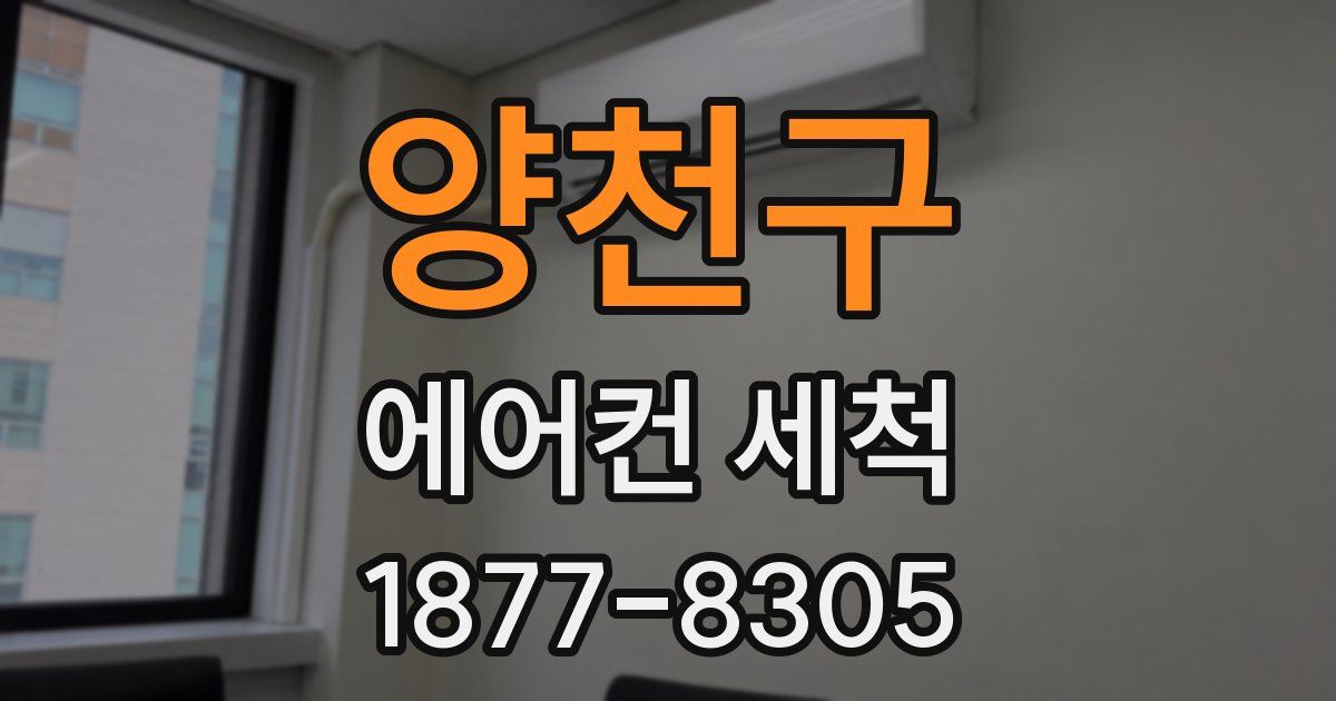 양천구 에어컨 세척