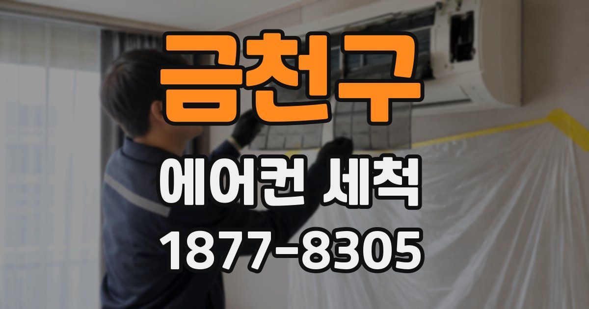 금천구 에어컨 세척