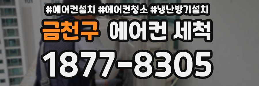 금천구 에어컨 세척