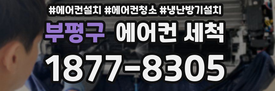 부평구 에어컨 세척