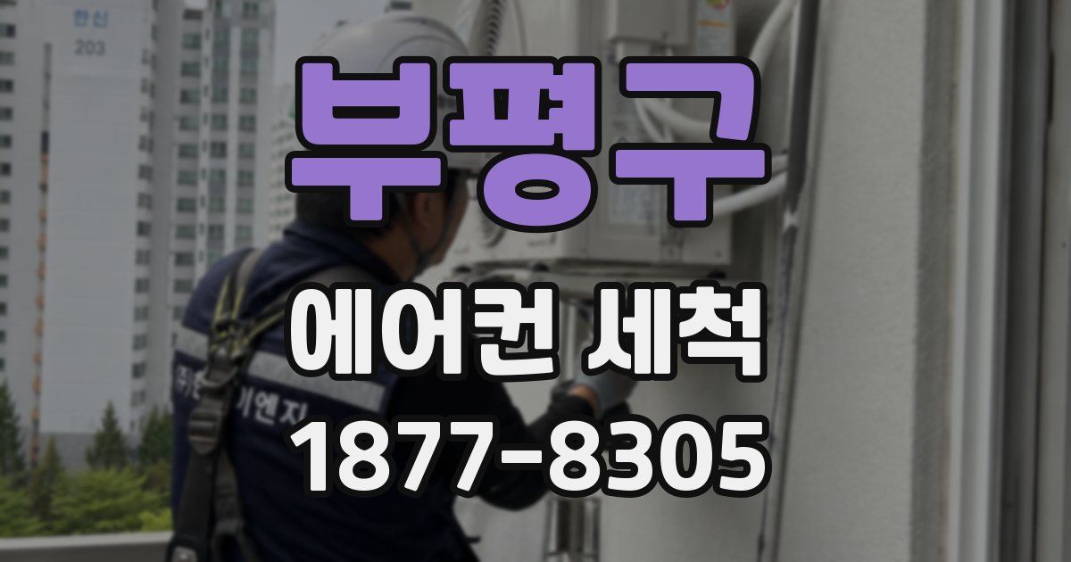 부평구 에어컨 세척