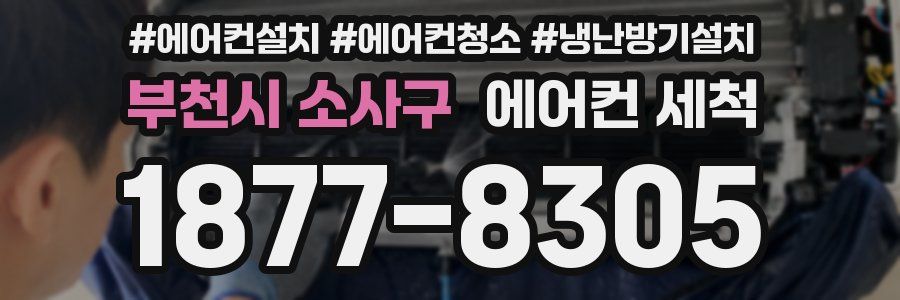 부천시 소사구 에어컨 세척