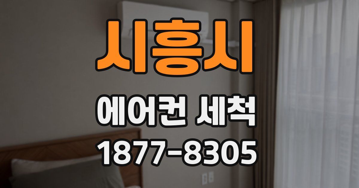 시흥시 에어컨 세척