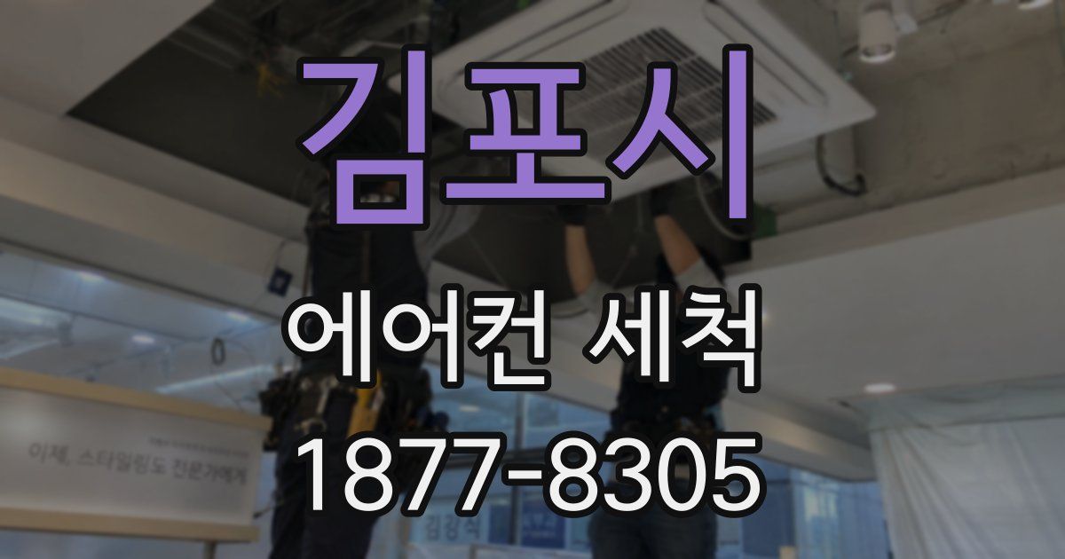김포시 에어컨 세척