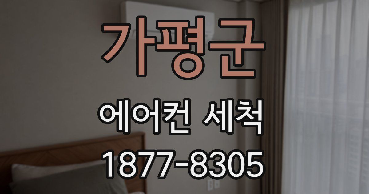 가평군 에어컨 세척