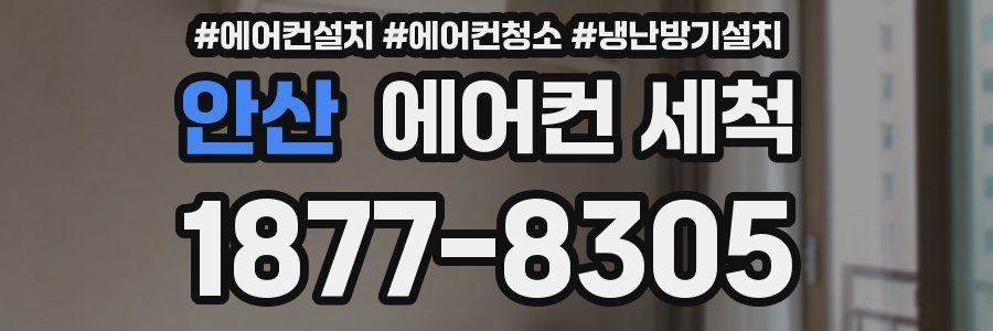 안산 에어컨 세척
