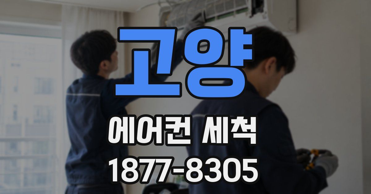 고양 에어컨 세척