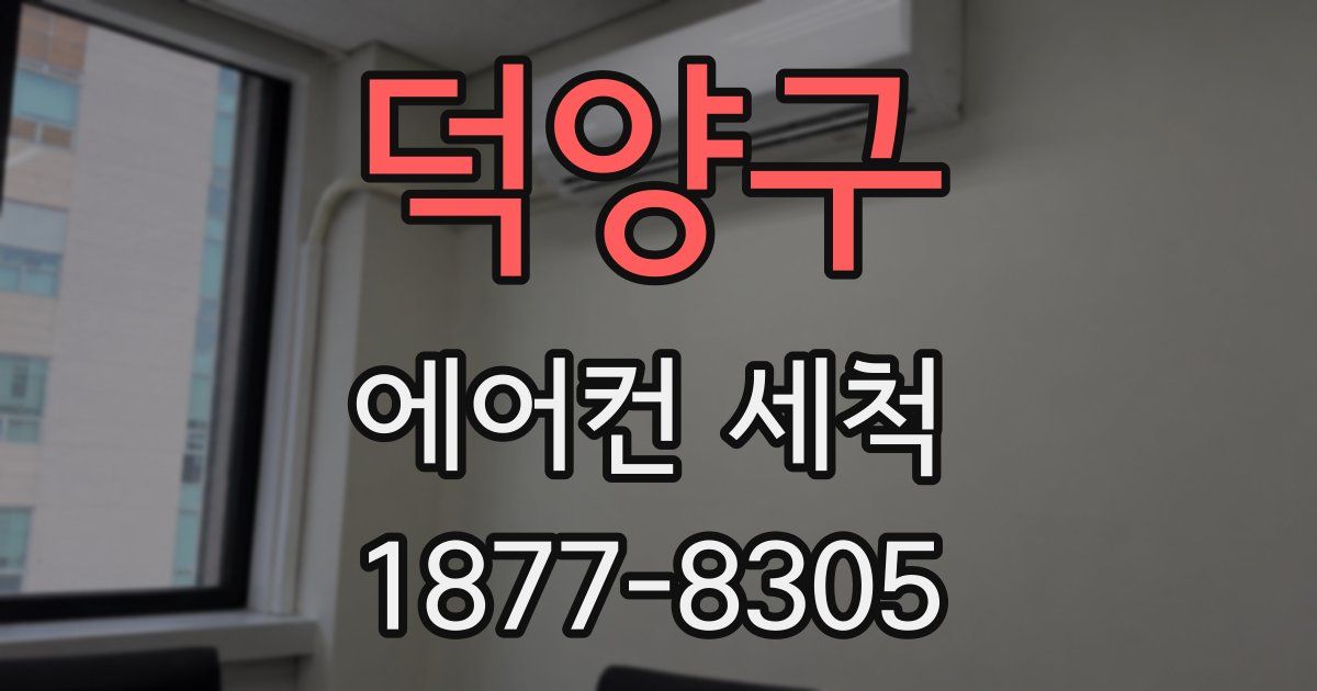 덕양구 에어컨 세척