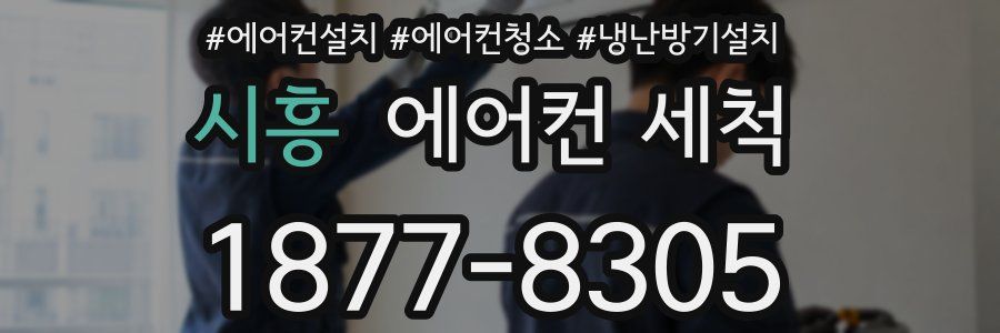 시흥 에어컨 세척