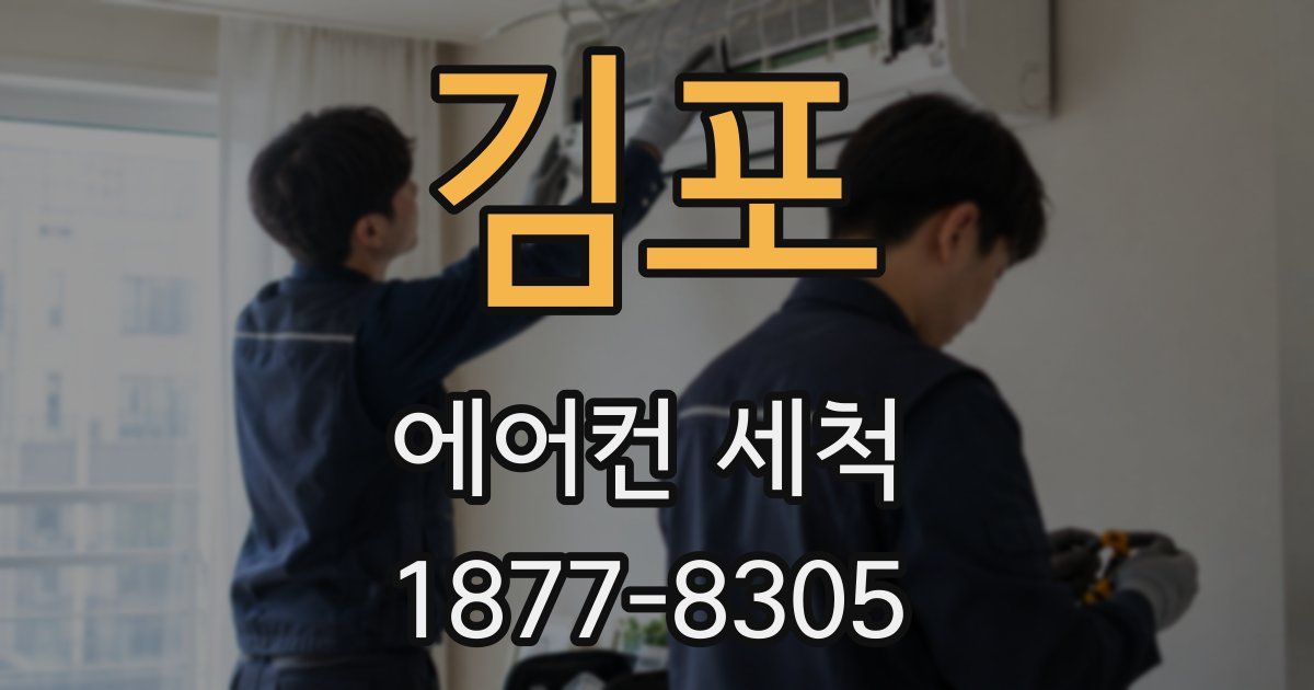 김포 에어컨 세척