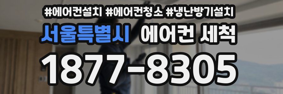 서울특별시 에어컨 세척