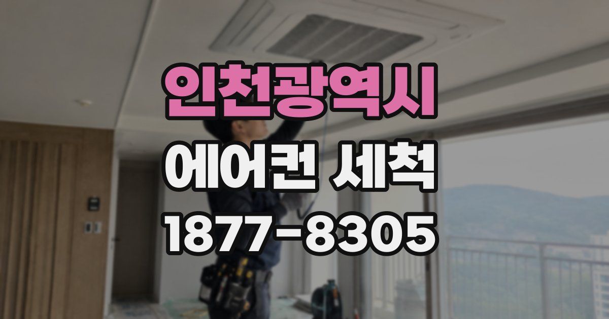 인천광역시 에어컨 세척