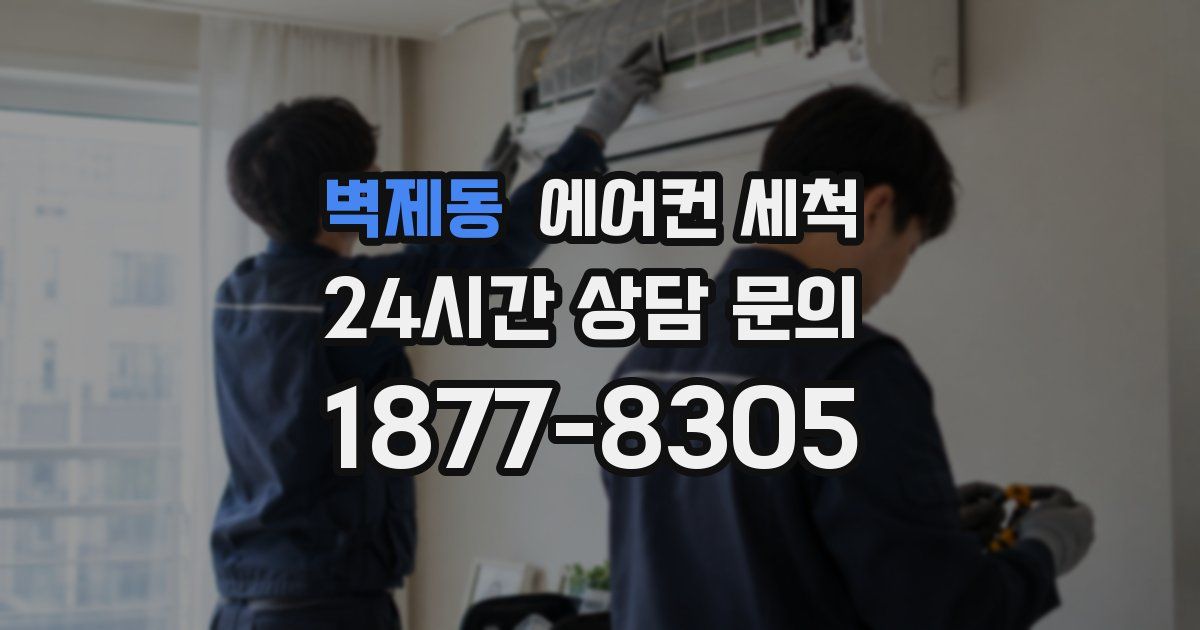 벽제동 에어컨 세척
