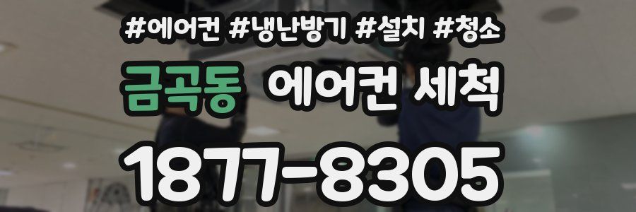 금곡동 에어컨 세척