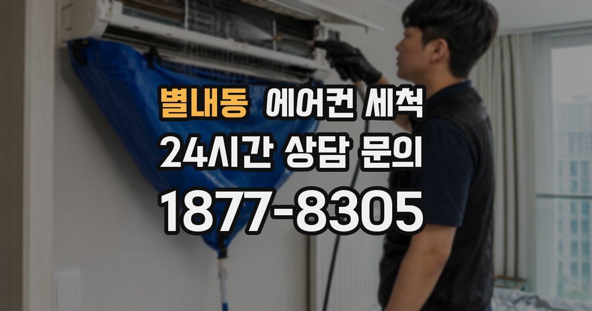 별내동 에어컨 세척