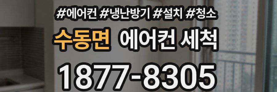 수동면 에어컨 세척