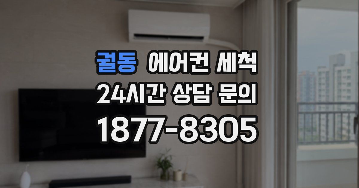 궐동 에어컨 세척