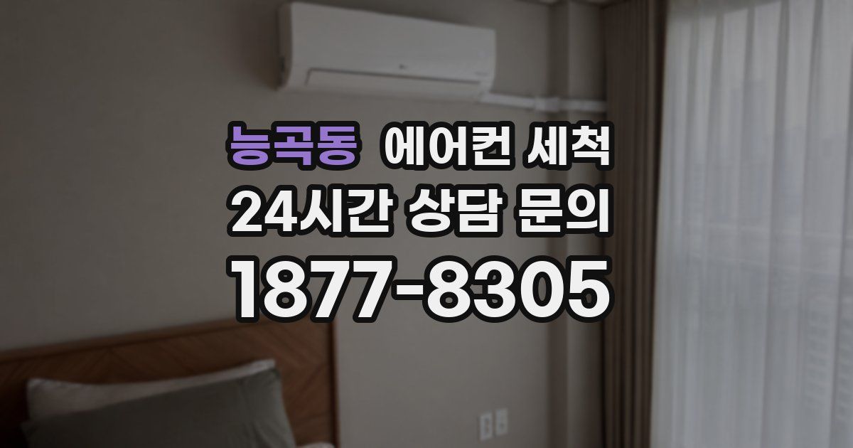 능곡동 에어컨 세척