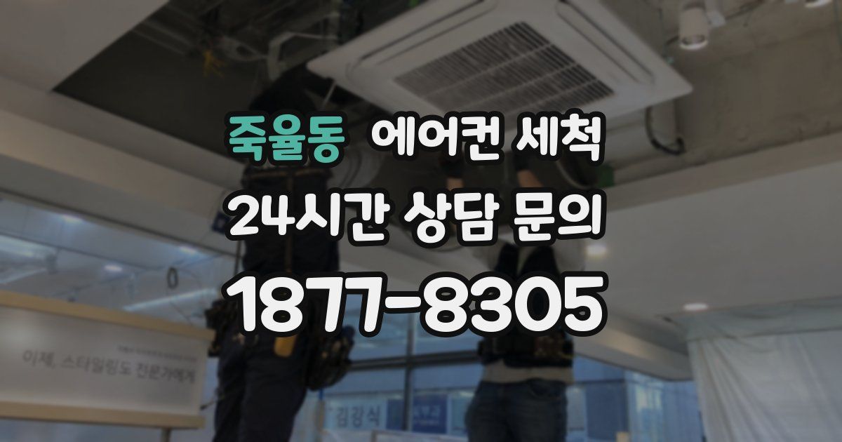 죽율동 에어컨 세척