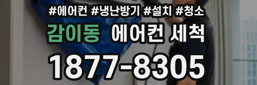 감이동 에어컨 세척