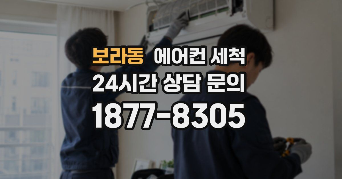 보라동 에어컨 세척