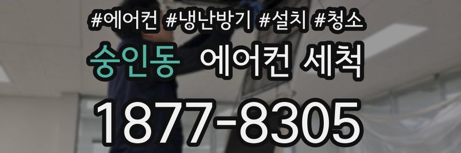 숭인동 에어컨 세척