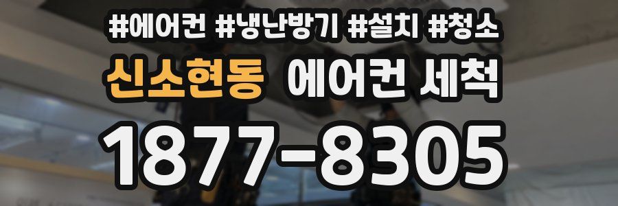 신소현동 에어컨 세척