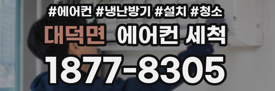대덕면 에어컨 세척