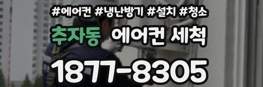 추자동 에어컨 세척