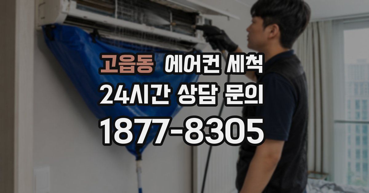 고읍동 에어컨 세척