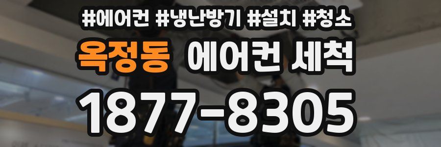 옥정동 에어컨 세척