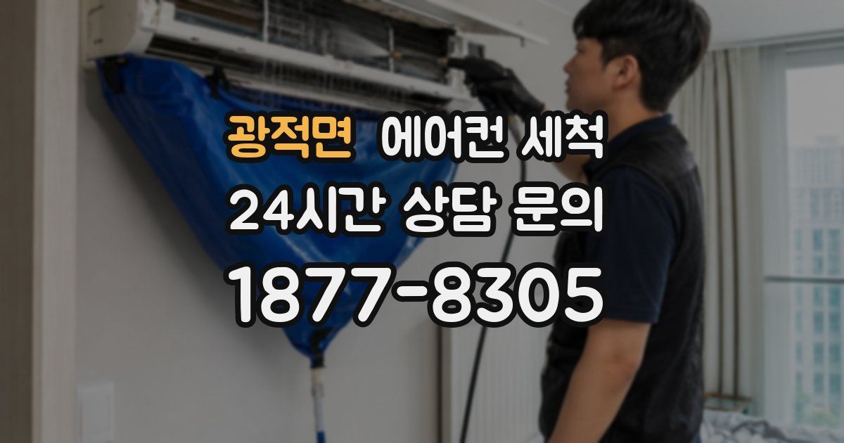 광적면 에어컨 세척