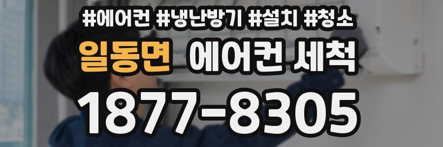 일동면 에어컨 세척