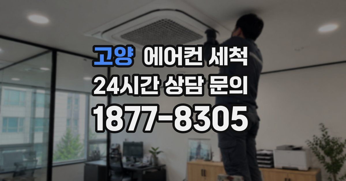 고양 에어컨 세척