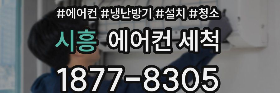 시흥 에어컨 세척