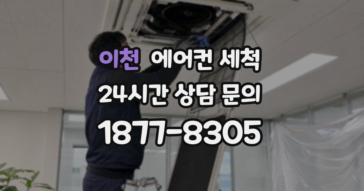 이천 에어컨 세척