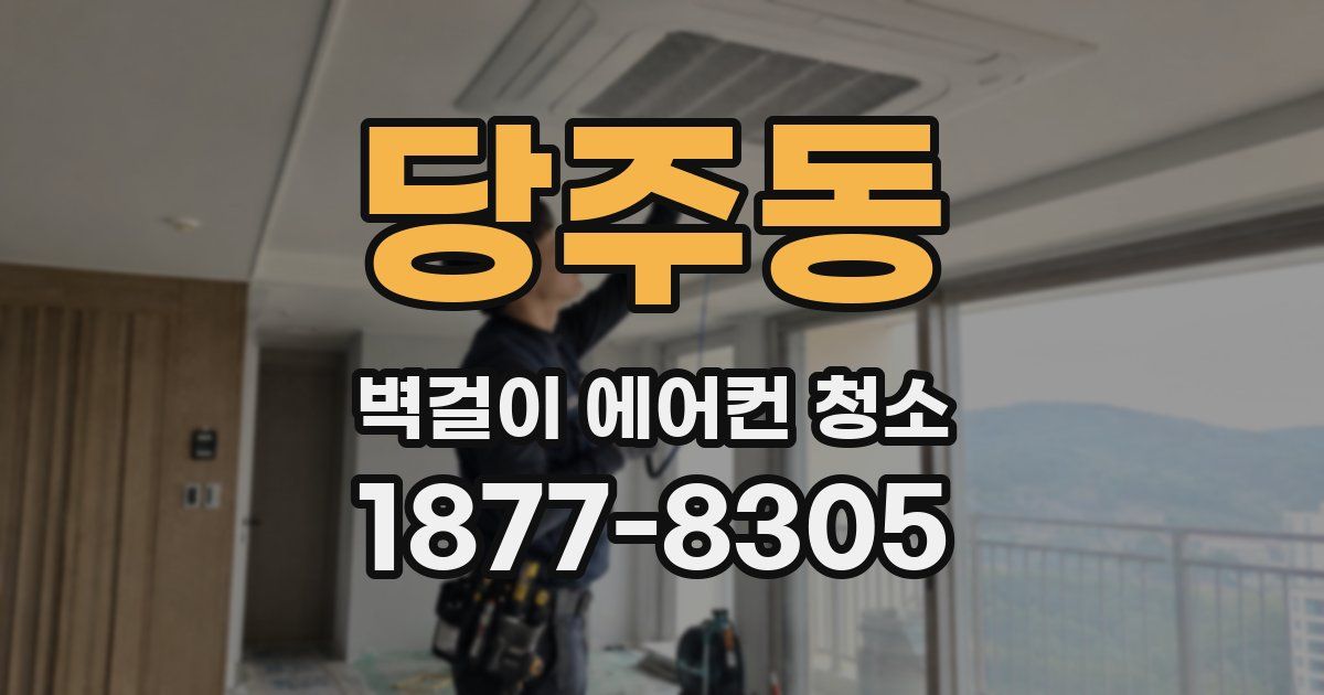 당주동 벽걸이 에어컨 청소