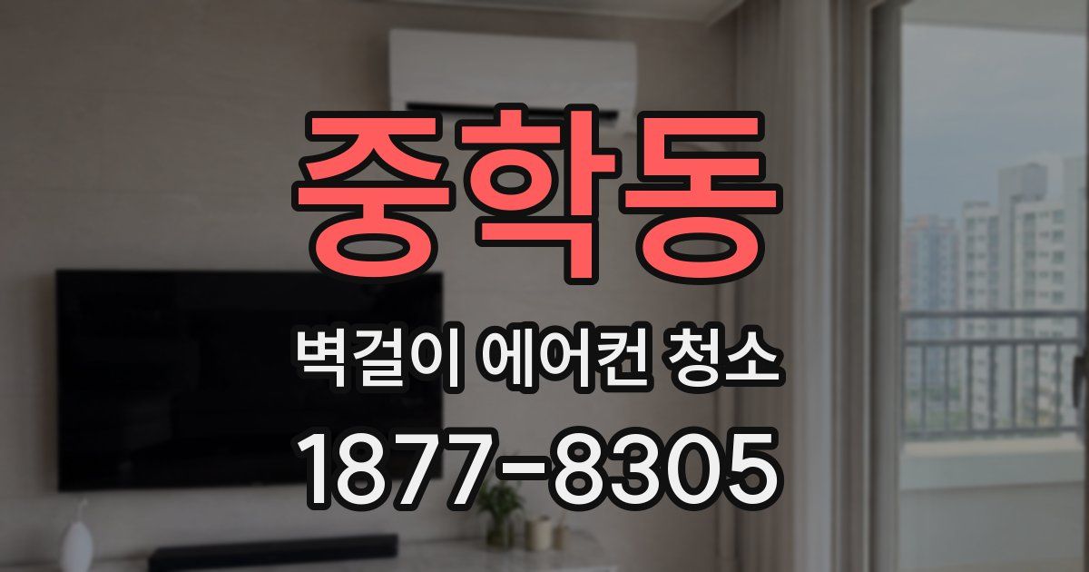 중학동 벽걸이 에어컨 청소