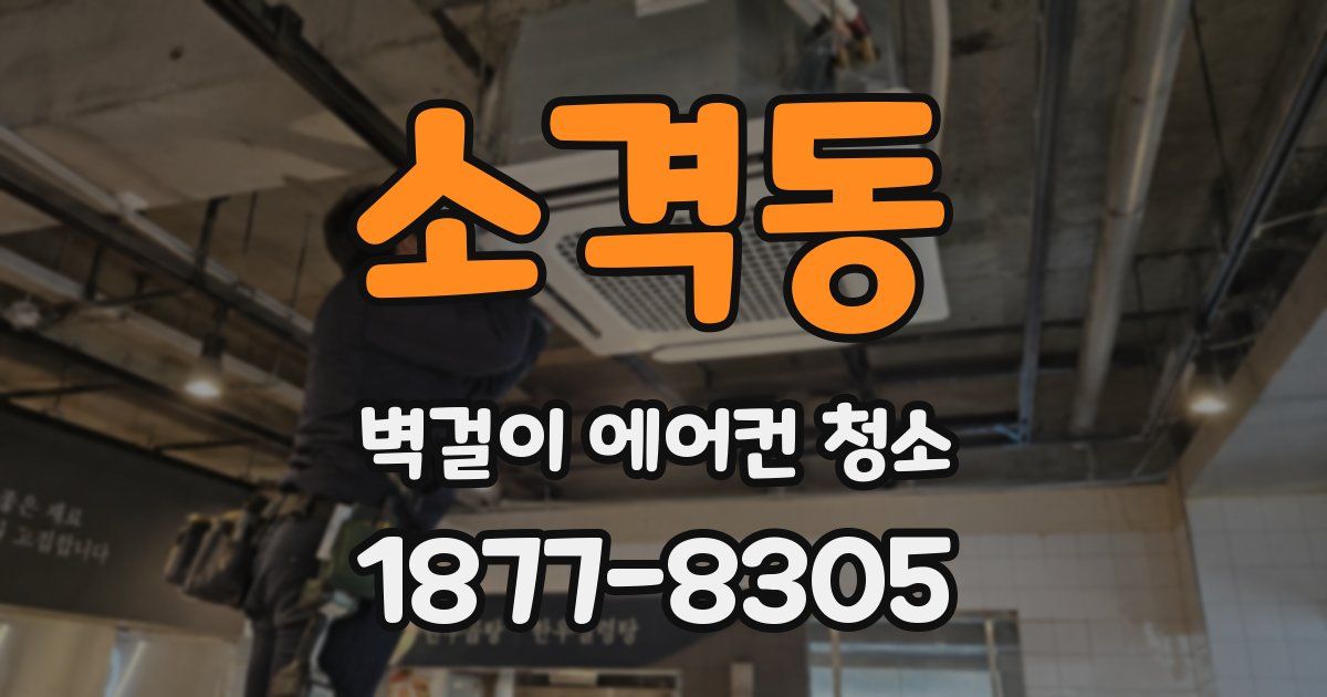 소격동 벽걸이 에어컨 청소