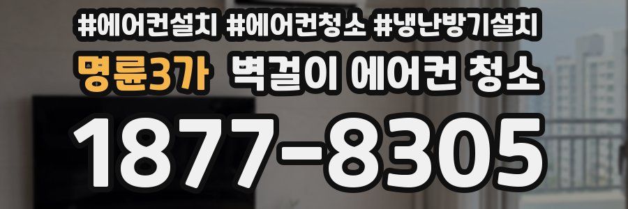 명륜3가 벽걸이 에어컨 청소