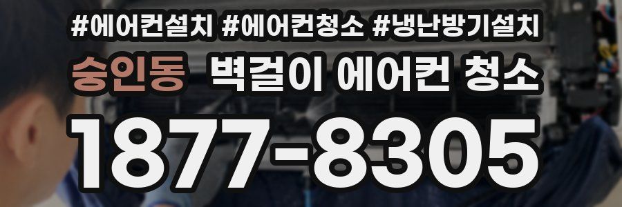 숭인동 벽걸이 에어컨 청소