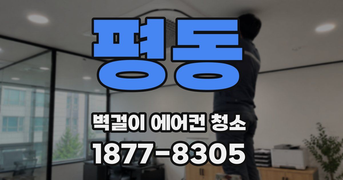 평동 벽걸이 에어컨 청소