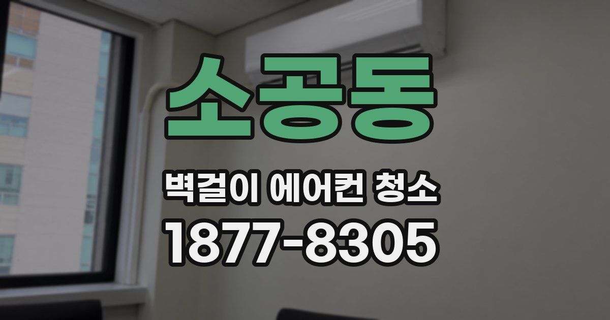 소공동 벽걸이 에어컨 청소