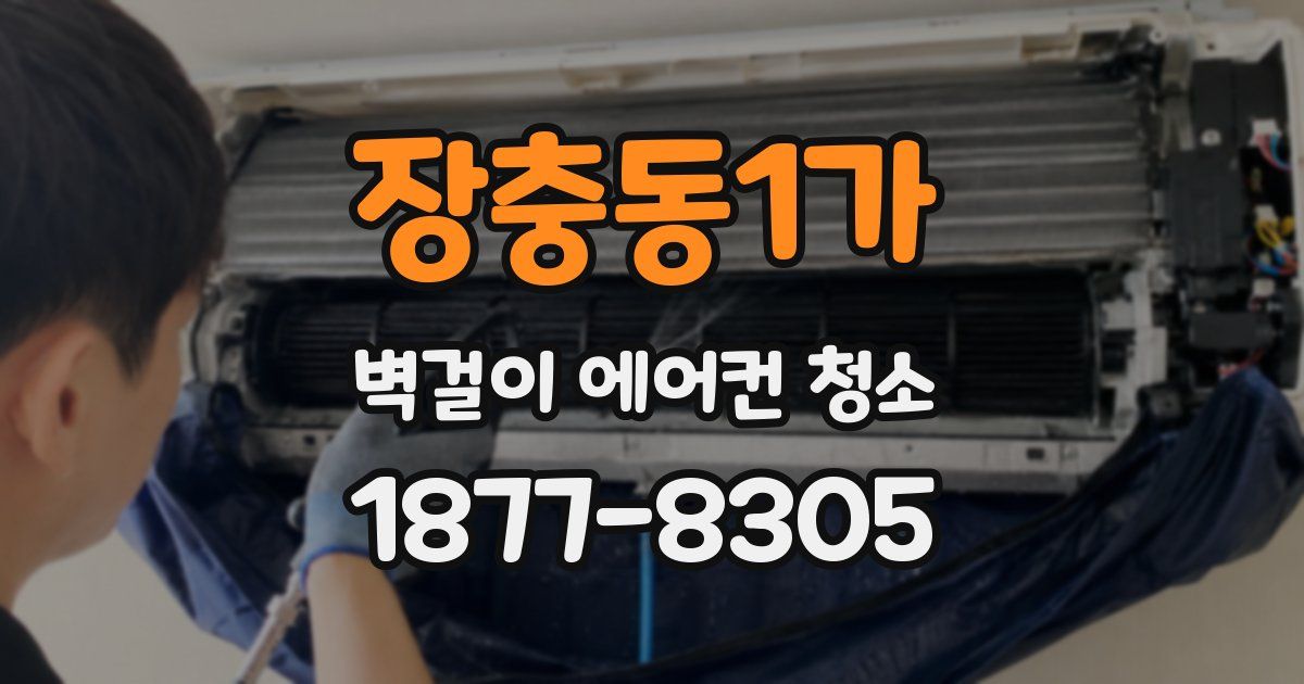 장충동1가 벽걸이 에어컨 청소