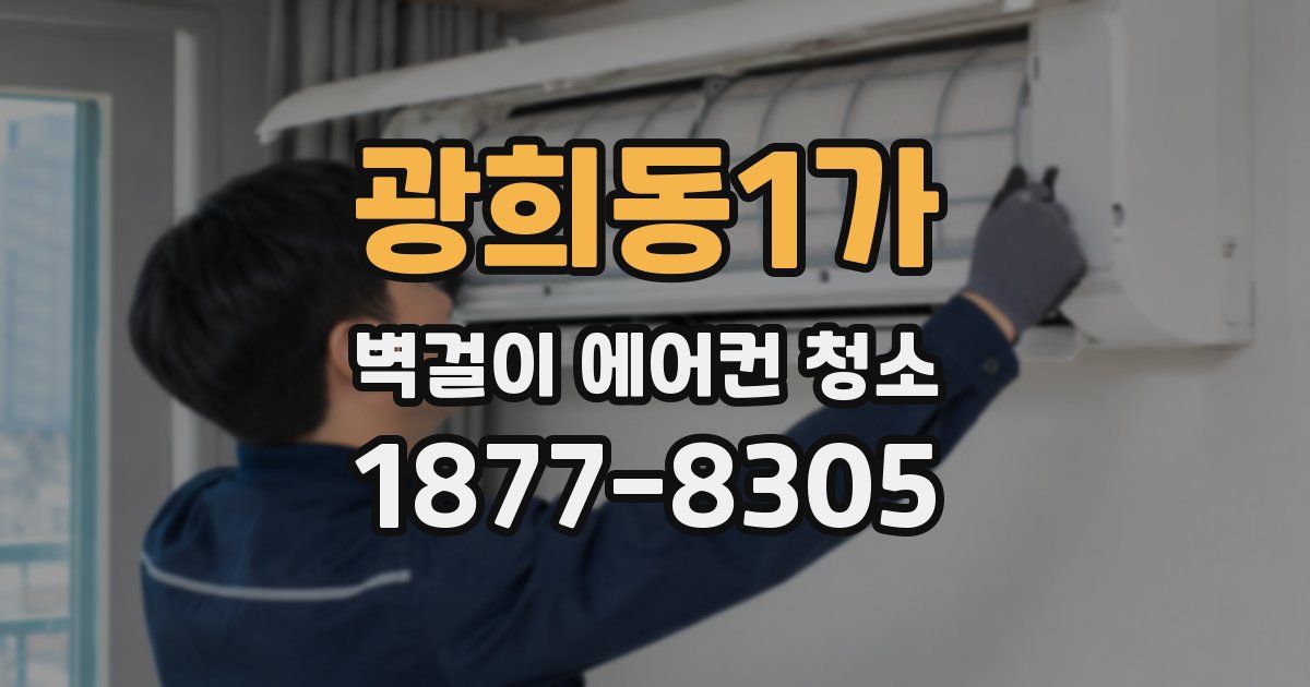 광희동1가 벽걸이 에어컨 청소