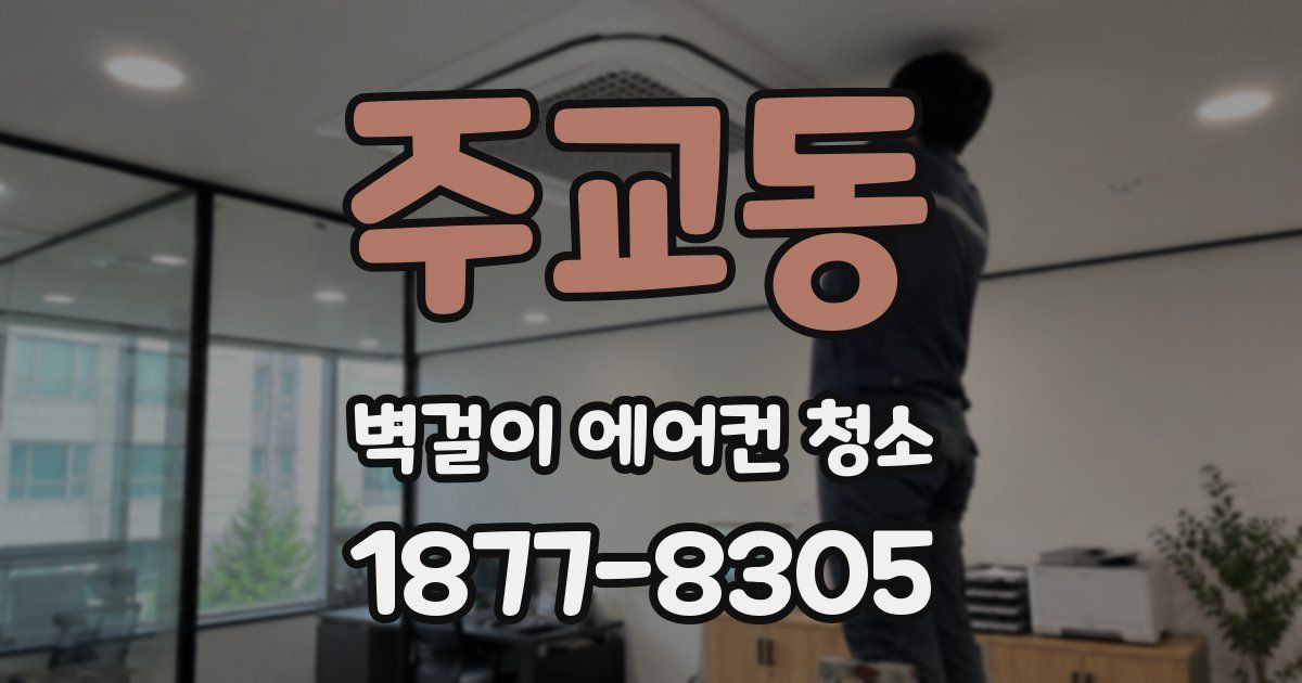 주교동 벽걸이 에어컨 청소