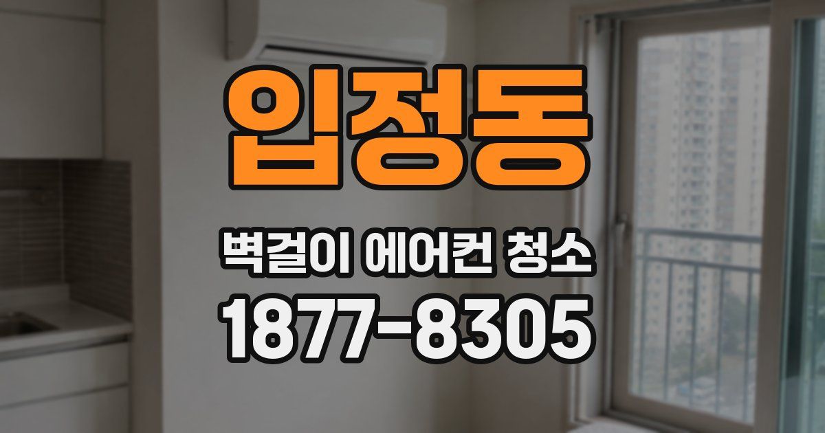 입정동 벽걸이 에어컨 청소